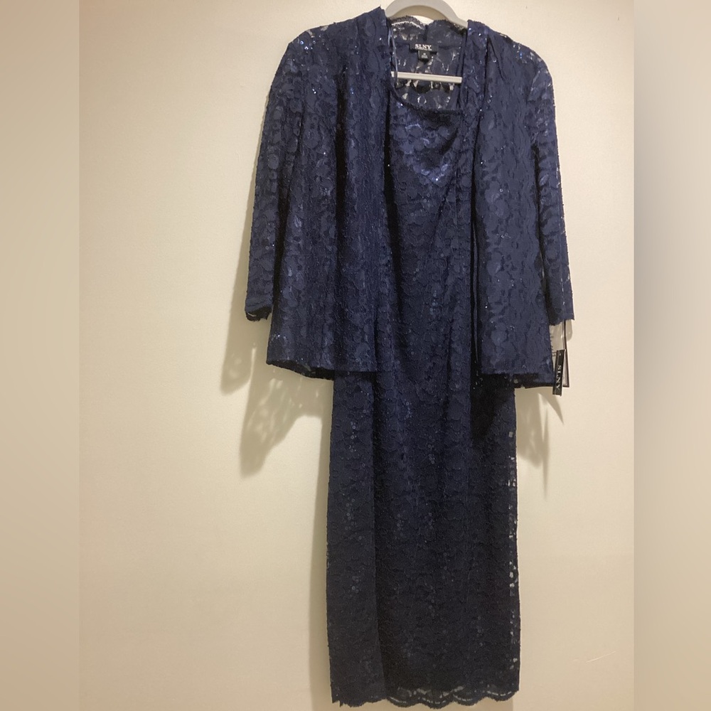 SLNY Two piece evening  dress -Sz:10